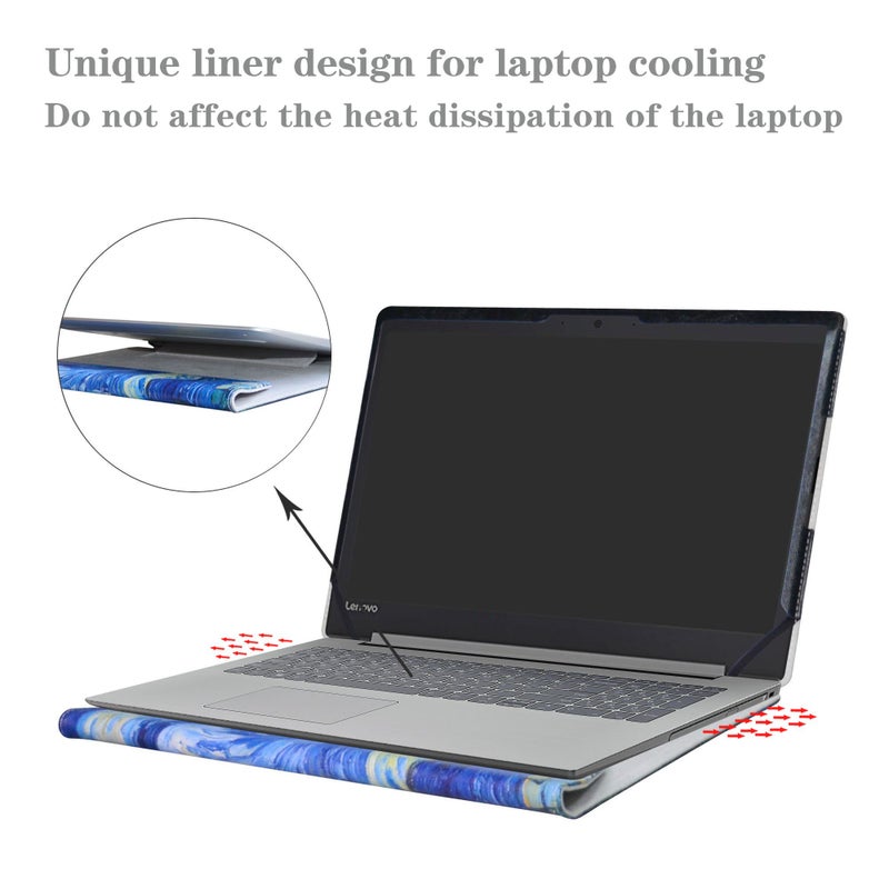 Alapmk غطاء واقي من Alapmk لجهاز Lenovo Ideapad 320s 15 320s-15ikb و 16 بوصة Lenovo ThinkPad P16s/ThinkPad T16/ThinkPad T16 الجيل الثاني 15.6 بوصة [لا يناسب Ideapad 320 15.6/ThinkPad P16] - Image 4